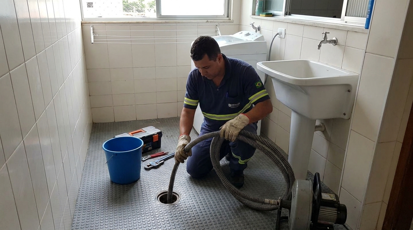 Desobstrução na Cozinha em Itaquaquecetuba‑SP